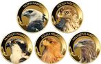 10 x 1/1000 troy oz - Goud .999 - Most Famous Eagles Coins