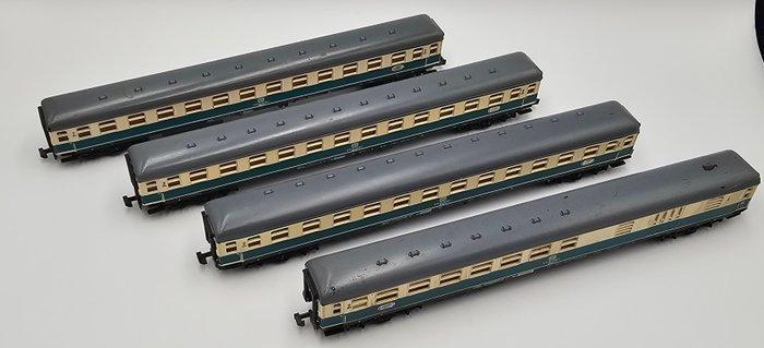 Minitrix N - 3112 - Modeltrein personenwagen (4) - Vier, Hobby en Vrije tijd, Modeltreinen | N-Spoor