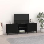 vidaXL Meuble TV noir 150x30x50 cm bois dingénierie, Verzenden