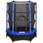 Hoogwaardige trampoline met GS-zegel - Blauw - 140 cm, Kinderen en Baby's, Speelgoed | Buiten | Trampolines, Ophalen of Verzenden