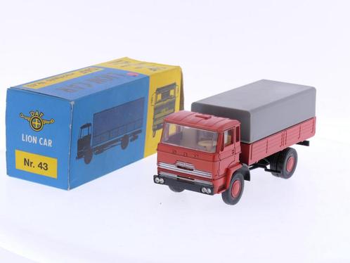 Schaal 1:50 Lion Car Nr.43 Daf Vrachtauto met kantelcabin..., Hobby en Vrije tijd, Modelauto's | 1:50, Gebruikt, Ophalen of Verzenden