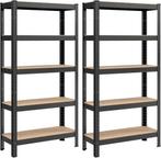 2x Opbergrek en stellingkast - hoogte 150 cm - metaal met, Verzenden, Nieuw