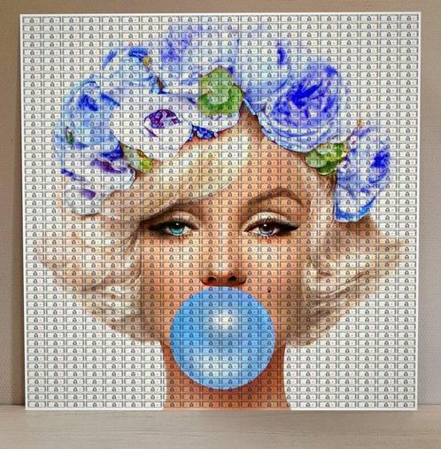 Kurotory - $10 Million Royal Blue Bubble Marilyn (XL), Antiek en Kunst, Kunst | Schilderijen | Modern