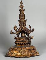 Figuur - Tibetan deity - Brons - China, Antiek en Kunst