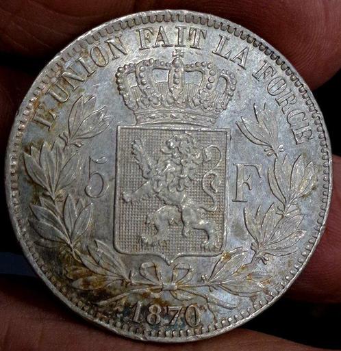 België. Leopold II. 5 Francs 1970 (Zonder Minimumprijs), Postzegels en Munten, Munten | Nederland