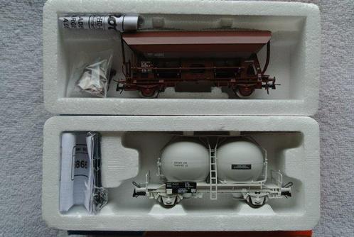 Roco H0 - 46730/46866 - Modeltrein goederenwagon (2) - NMBS, Hobby en Vrije tijd, Modeltreinen | H0