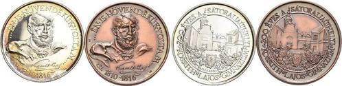 1989 Ungarn-medaille (MuntenenBankbiljetten-Penningen), Postzegels en Munten, Penningen en Medailles, Verzenden