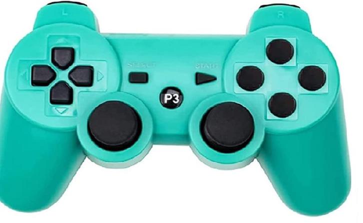 PS3 Controller Wireless Blauw (Third Party), Games en Spelcomputers, Spelcomputers | Sony PlayStation 3, Zo goed als nieuw, Ophalen of Verzenden