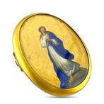 Broche - 18 karaat Geel goud, Exclusieve 18K geelgouden, Handtassen en Accessoires, Antieke sieraden