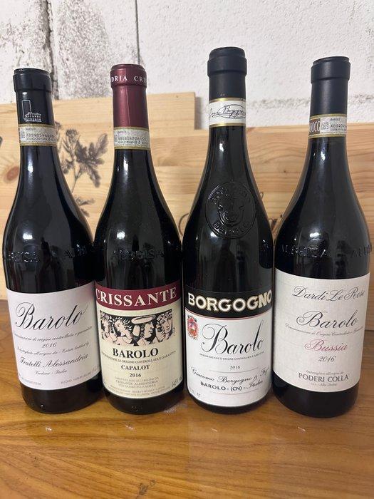 2016 Fratelli Alessandria, Crissante Capalot, Borgogno &, Verzamelen, Wijnen