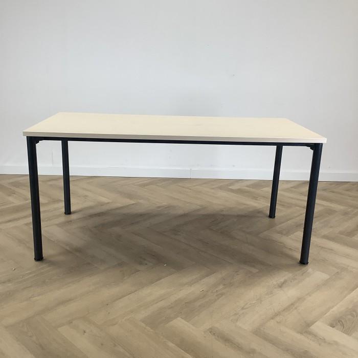 Eromes kantinetafel 160x80 cm, Ahorn blad  - antraciet poten, Zakelijke goederen, Kantoor en Winkelinrichting | Kantoormeubilair en Inrichting