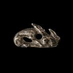 Oud-Romeins Zilver Hond en Konijn - zoomorfe broche / fibula