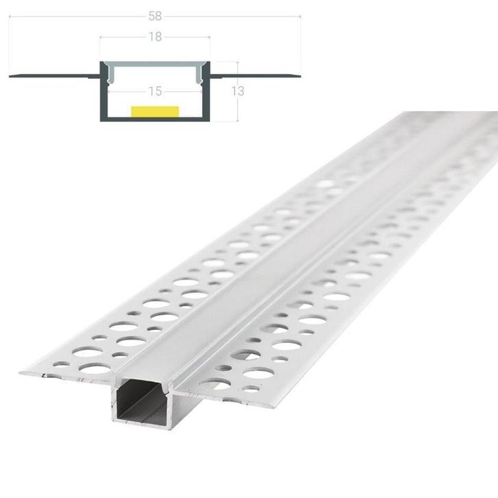 Led Strip Stuc Profiel | 2 Meter Lengte | Uit voorraad, Diensten en Vakmensen, Stukadoors en Tegelzetters, Stucwerk