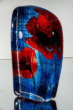 Caithness Glass - Sarah Peterson - Sculpture, Poppies -