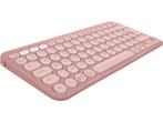 Logitech - Draadloos toetsenbord - Azerty - Roze, Computers en Software, Toetsenborden, Verzenden, Logitech, Draadloos, Nieuw