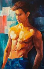 Jan Olech (XX) - Young Men, Antiek en Kunst