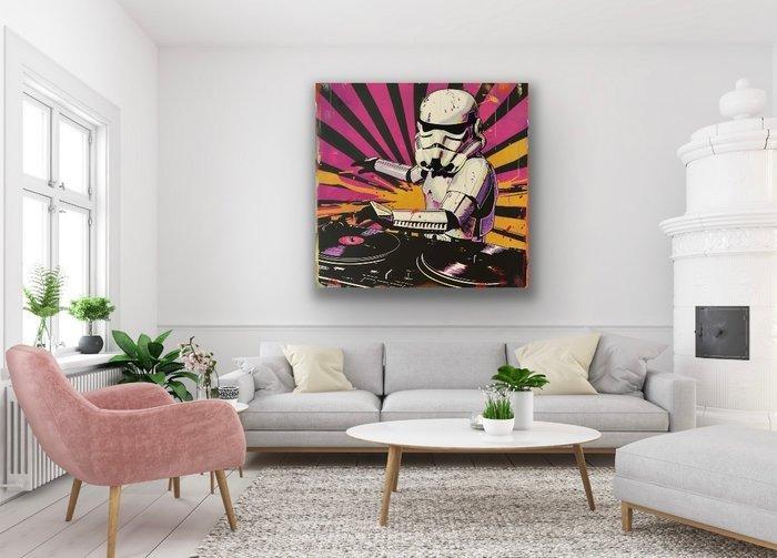 ERIC BRUMETTE - DJ STORMTROOPER SAVED MY LIFE AGAIN - Toile, Antiek en Kunst, Kunst | Designobjecten