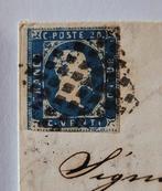 Italiaanse oude staten - Sardinië 1853 - 20 cent voor een, Gestempeld