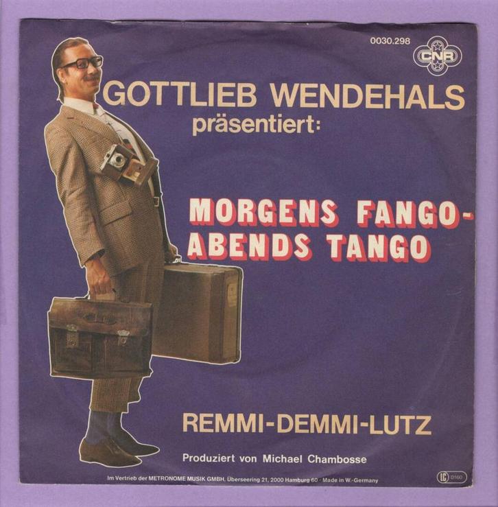 Gottlieb Wendehals – Morgens Fango - Abends Tango (1-7-Viny, Cd's en Dvd's, Vinyl Singles, Ophalen of Verzenden