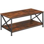 Salontafel Pittsburgh 100x55x45,5cm - Industrieel hout donke, Maison & Meubles, Tables | Tables de salon, Verzenden