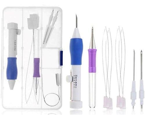 Punchnaalden set Verstelbaar Kunststof DIY 7-delig per set, Hobby en Vrije tijd, Knutselen, Nieuw