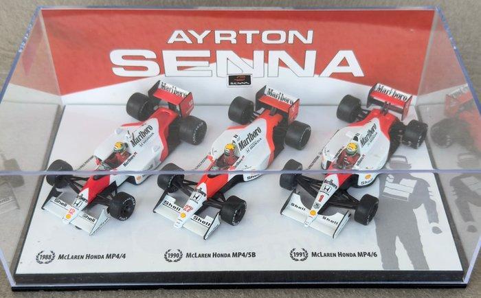 1:43 - Model raceauto - Ayrton Senna 3x World Champion -, Hobby en Vrije tijd, Modelauto's | 1:5 tot 1:12