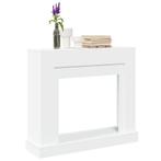 vidaXL Haardombouw 100x30x87,5 cm bewerkt hout wit, Huis en Inrichting, Kachels, Verzenden, Nieuw