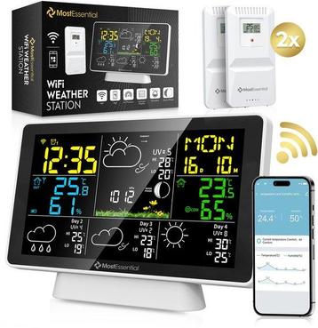 2dekans | MostEssential Weerstation Wifi Edition - Draadloos beschikbaar voor biedingen