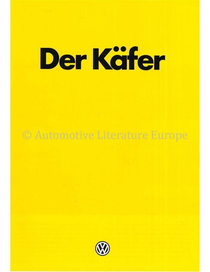 1980 VOLKSWAGEN KEVER BROCHURE DUITS, Boeken, Auto's | Folders en Tijdschriften
