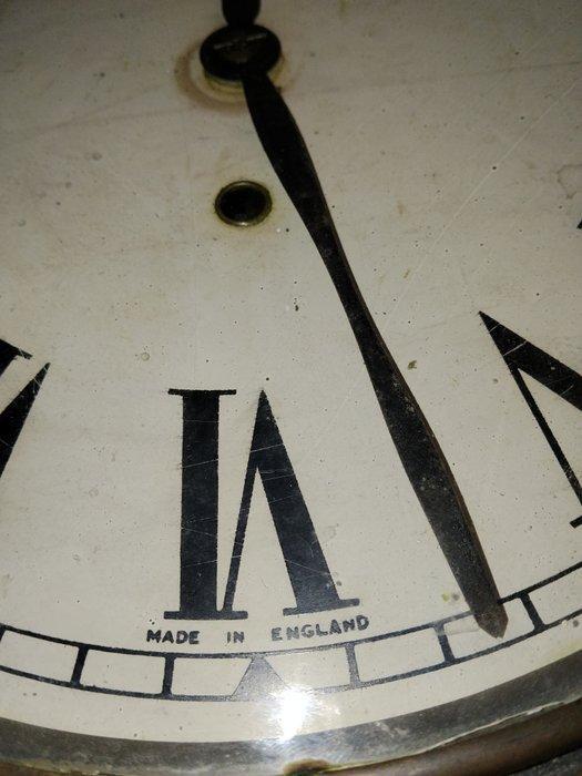 Horloge murale - Industrial - Acajou - 1910-1920 - horloge, Antiquités & Art, Antiquités | Horloges