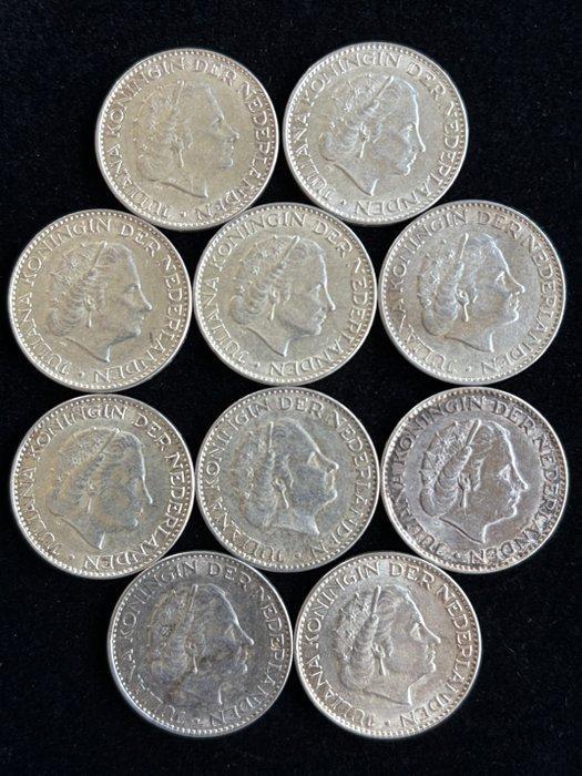 Nederland. 1 Gulden 1964, 1965 (Zonder minimumprijs), Postzegels en Munten, Munten | Nederland