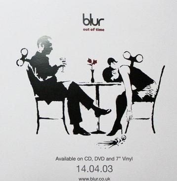 Banksy - Banksy advertising off set prints for Blur - 2003
