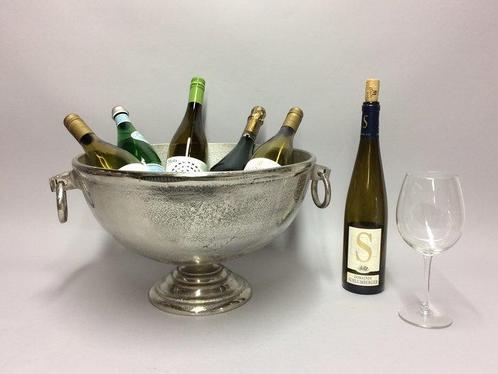 Refroidisseur à vin - Aluminium plaqué nickel - sur pied, Antiek en Kunst, Antiek | Meubels | Tafels