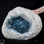 Natuurlijke Celestiet-kristal druse, Madagaskar 41 kg -, Verzamelen