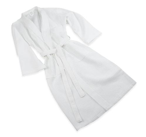 Badjas Wafel Wit Kimono Model Size: L, Huis en Inrichting, Badkamer | Badtextiel en Accessoires, Overige typen, Overige kleuren