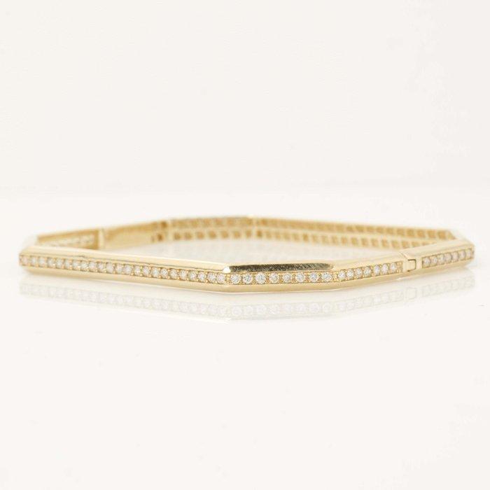 Armband - 14 karaat Geel goud - 1.24ct. tw. Diamant, Bijoux, Sacs & Beauté, Bracelets