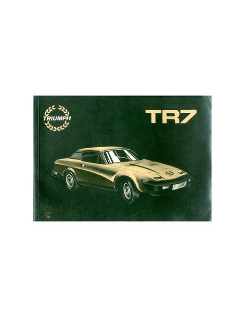 1980 TRIUMPH TR7 INSTRUCTIEBOEKJE ENGELS, Auto diversen, Handleidingen en Instructieboekjes