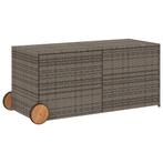 Tuinbox Rattan Grijs - Opbergbox | Tweede Kansje | OP=OP, Tuin en Terras, Verzenden, Nieuw, Kunststof, Overige typen