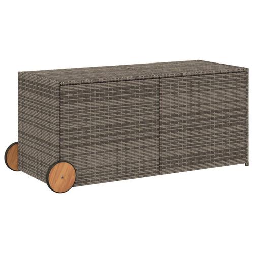 Tuinbox Rattan Grijs - Opbergbox | Tweede Kansje | OP=OP, Tuin en Terras, Bergingen en Tuinkasten, Nieuw, Kunststof, Overige typen