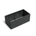 Aluminium plantenbak 200x100x80cm - Zonder bodem, 100 cm of meer, Nieuw, Metaal, 60 cm of meer