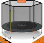 Trampoline - Met veiligheidsnet - 244 cm - Tot 150 kg - Oran, Kinderen en Baby's, Speelgoed | Buiten | Trampolines, Verzenden
