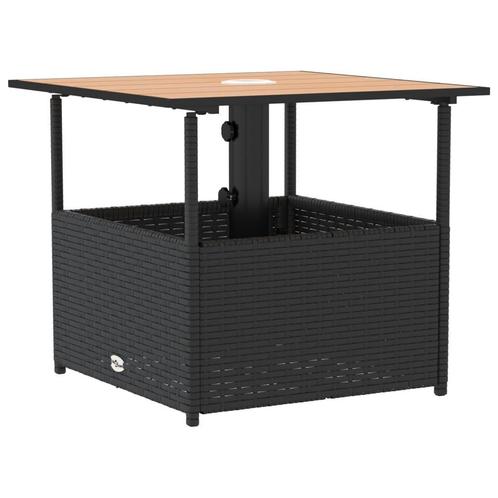 Tuintafel Zwart 55x55 | Retour deal | 55% Korting!, Tuin en Terras, Tuintafels, Vierkant, Nieuw, Hout, Verzenden