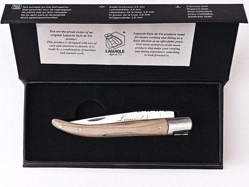 Laguiole - Pocket Knife - Maple Wood - style de - Zakmes, Antiek en Kunst, Antiek | Keukengerei