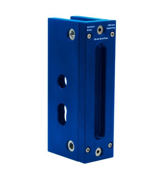 Boormal voor insteeksloten 1200 serie, Doe-het-zelf en Bouw, Hang- en Sluitwerk, Klink of Kruk, Nieuw, Overige materialen