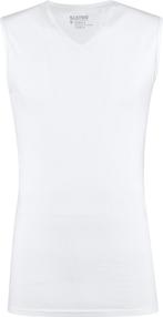 Slater Basic Singlet Wit maat Maat 48/50 (M) Heren, Verzenden