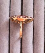 Ring - 18 karaat Geel goud Granaat - Granaat