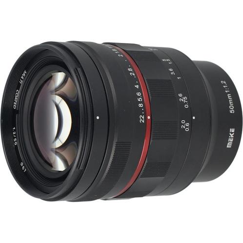 Meike 50mm f/1.2 Sony FE occasion, Audio, Tv en Foto, Foto | Lenzen en Objectieven, Zo goed als nieuw, Verzenden