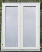 pvc raam , chassis , venster 115 x 145 wit / antraciet 7016, Bricolage & Construction, Raamkozijn, Ophalen of Verzenden