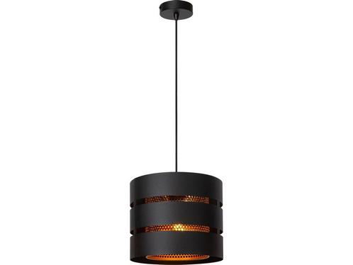 Lucide ROSAS - Hanglamp - Ø 26 cm - 1xE27 - Zwart, Huis en Inrichting, Woonaccessoires | Overige, Zo goed als nieuw, Verzenden