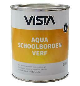 Vista Aqua Schoolbordenverf 750 ml - NIEUWSTE VERPAKKING VAS, Bricolage & Construction, Peinture, Vernis & Laque, Envoi
